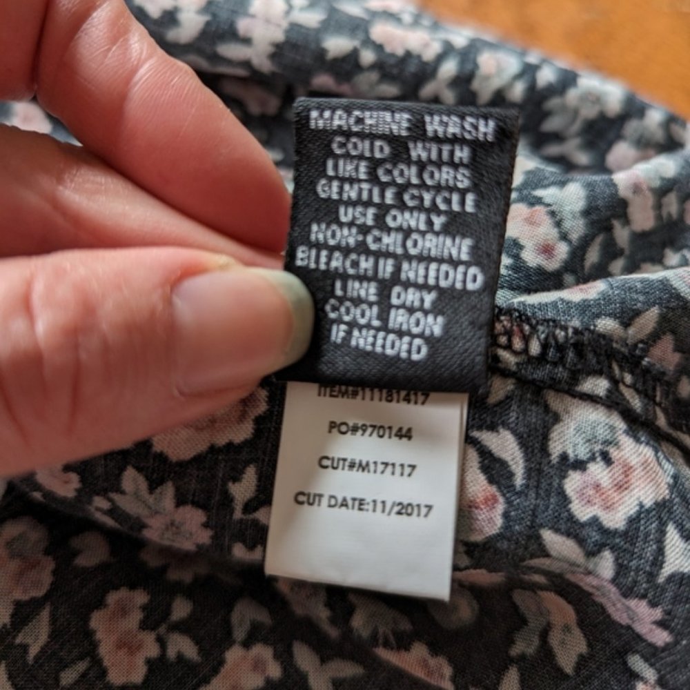 Torrid black floral print cami mini dress 2 - Picture 10 of 13